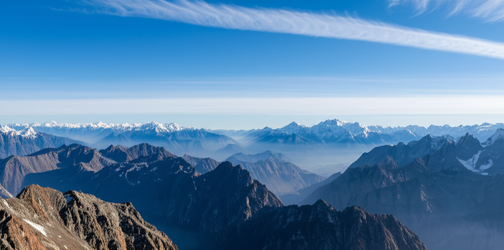 Panoramic view from one of Nithish's global adventures
